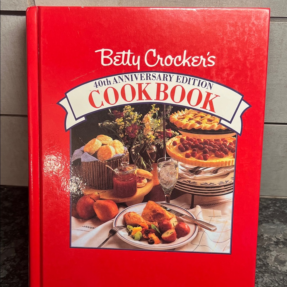 Betty Crocker 40th Anniversary Cookbook. Excellent condition. Great read.